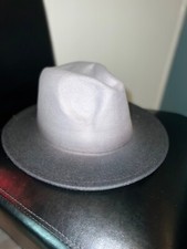 2 Tone Unisex wide brim fedora hat