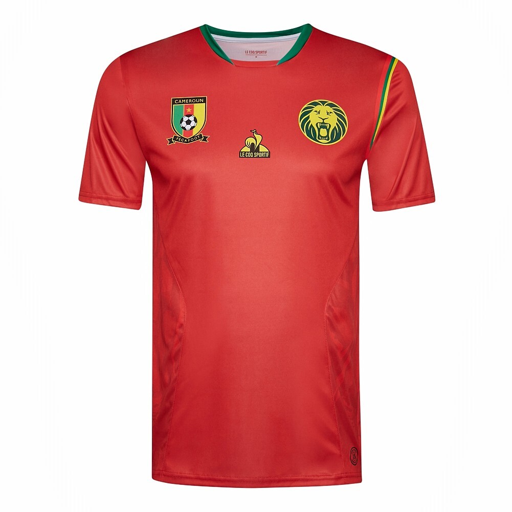 Cameroon Red Authentic Away Football Shirt Jersey 2022 BNWT Le Coq