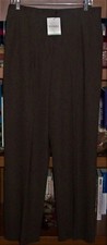 NWT Escada Dark Brown Pant Size 14/44