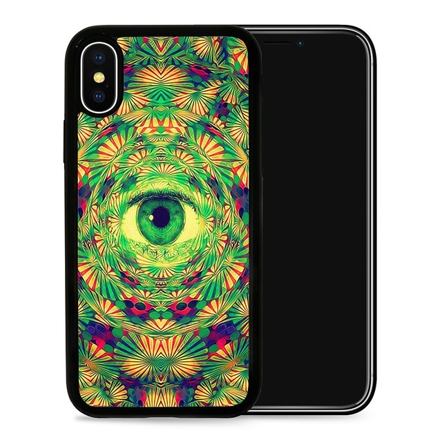 Trippy Eyeball Protective Phone Case Cover fits iPhone SE 5 6 7 8 X