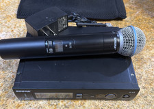Shure SLX4 Wireless Receiver SLX2 BETA58A Microphone G5 494-513 MHz TESTED