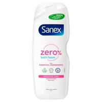 Sanex Zero% Bath Foam Sensitive Care Duschgel Hautpflege 570 Ml