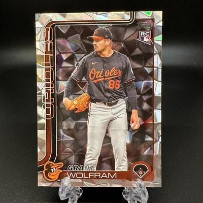 2025 Topps Update Grant Wolfram RC Diamante Foil #US114 Orioles