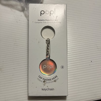 Popl Keychain - Instantly Share Your Social Media, Contact Info, Websites