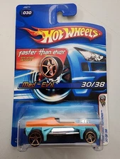 Hot Wheels Med-Evil #030 First Editions 30 of 38 Blue Die-Cast Car FTE 2006