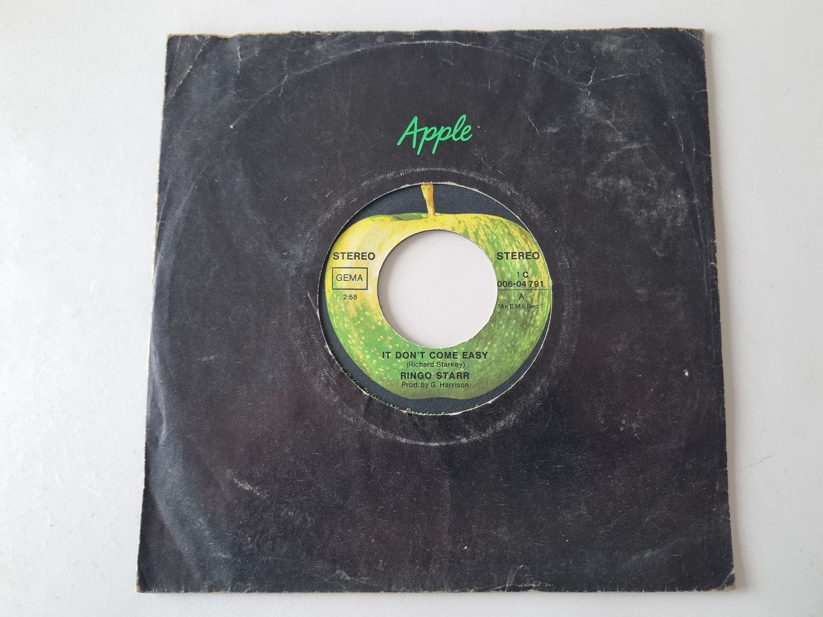 Ringo Starr - It Don't Come Easy 7'' Vinyl Germany