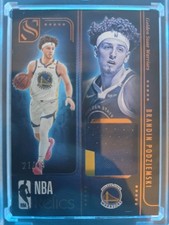 2024-25 Panini Silhouette Brandin Podziemski NBA Relics Patch Game-worn 19/49