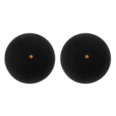 2 Stück Rubber Single Yellow Dot Trainer Squashbälle Für Indoor/Outdoor