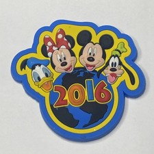 2016 Disney Donald Duck Minnie Mickey Mouse Goofy Fridge Magnet