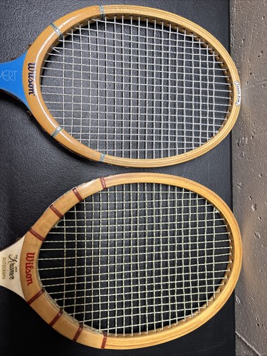 racchette da tennis vintage in legno - Foto 2 di 24