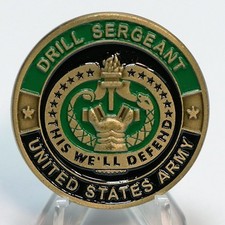 [710] US Army Drill Sergeant Challenge Coin This We’ll Defend No Task Too Great