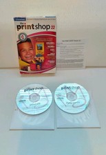 Print Shop Version 22 PC with box and 2 CD's Broderbund