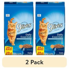 2 Pack Daily Essentials Dry Cat Food, 28 lb. Bag 1.07 per gallon