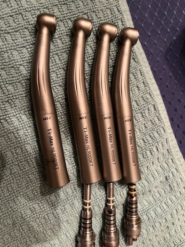 NSK Brasseler USA Ti-Max NL95 K T Push Button Fiber Optic High Speed Handpiece