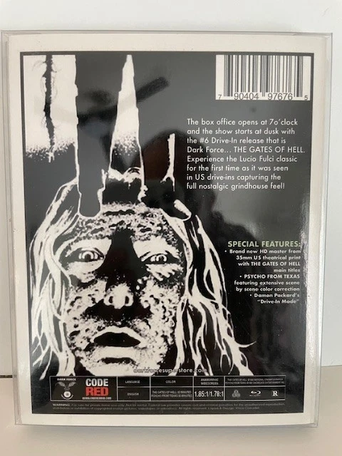 The Gates of Hell / Psycho from Texas Blu Ray Dark Force Slipcover + Protector - Image 2 of 2