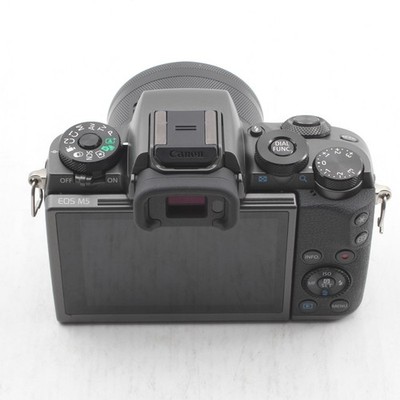 MINT w/Box 】Canon EOS M5 24.2MP Digital Camera Black w/ 15-45mm
