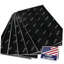 Sound Deadening Mat for Cars, 80 mil 18 sqft, Butyl Automotive Black - 18 sq ft
