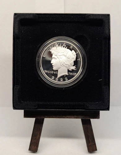 2023-S Peace Silver Dollar Proof - 0.859oz .999 Silver - S.F. Mint - OGP & COA