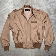 Vintage Field  Stream Bomber Jacket Mens Medium Tan Harrington