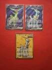 Lot De 3 Cartes Pokémon FA EV05 Forces Temporelles FR Gold