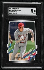 2021 Topps Update MLB All-Stars Black /299 Shohei Ohtani #ASG-29 SGC 9 MINT 00am