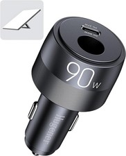 Starlink Mini Car Adapter 12V to 30V DC Step Up Converter,2-in-1 Cigarette Light