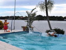 BowSwim 187B Resistance Stationary In-Ground Swimming Pool Exercise Systems