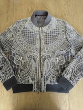 Balmain Paris All Over Embroidered Blazer Jacket Men  s 48 Black NWT 4650 MSRP