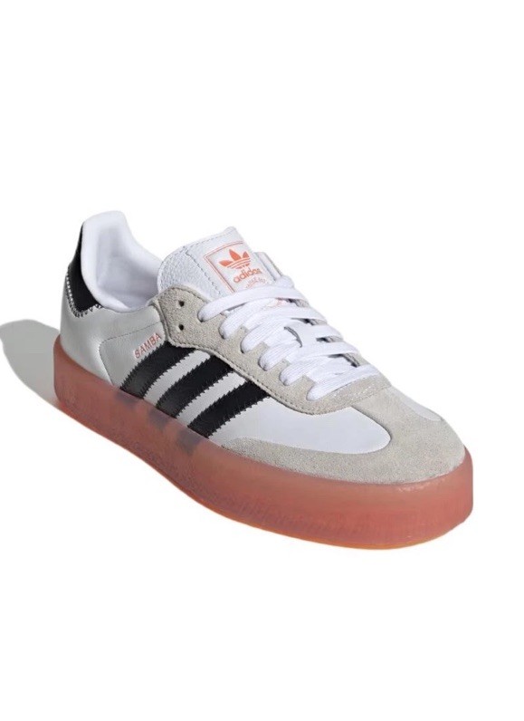 *RARE Adidas Samba Originals Sambae Black White Pink Gum Shoes (JI3072) Sz 9 image 3