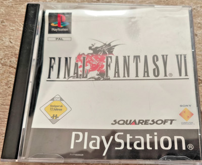 Final Fantasy VI  6 (PSone) OHNE Anleitung Zustand gut OHNE DEMO DISC TOP ; WARE