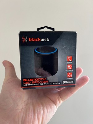NEW Blackweb LED Wireless Bluetooth Speaker BWD19AAS03