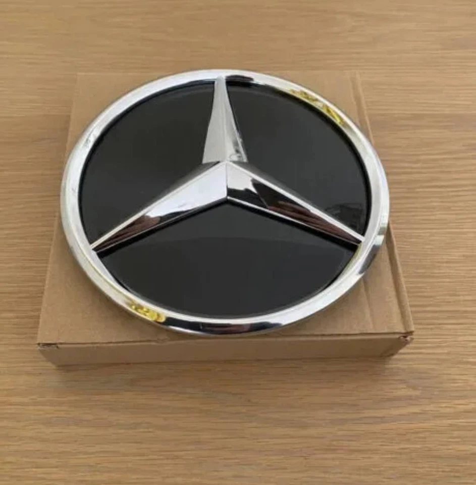 Mercedes Stemma Griglia Emblema Logo Frontale Black A1778884200 W177 W247 W205 - Immagine 3 di 4