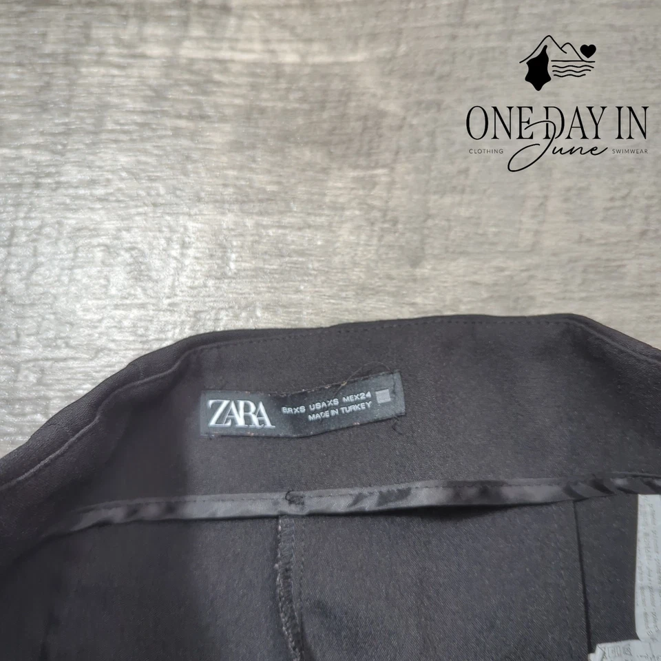 Zara High Waist Straight Leg Pants Size XS - Image 2 of 4