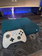 Xbox One S 500GB Deep Blue Edition Console and Modified Xbox One Controller.