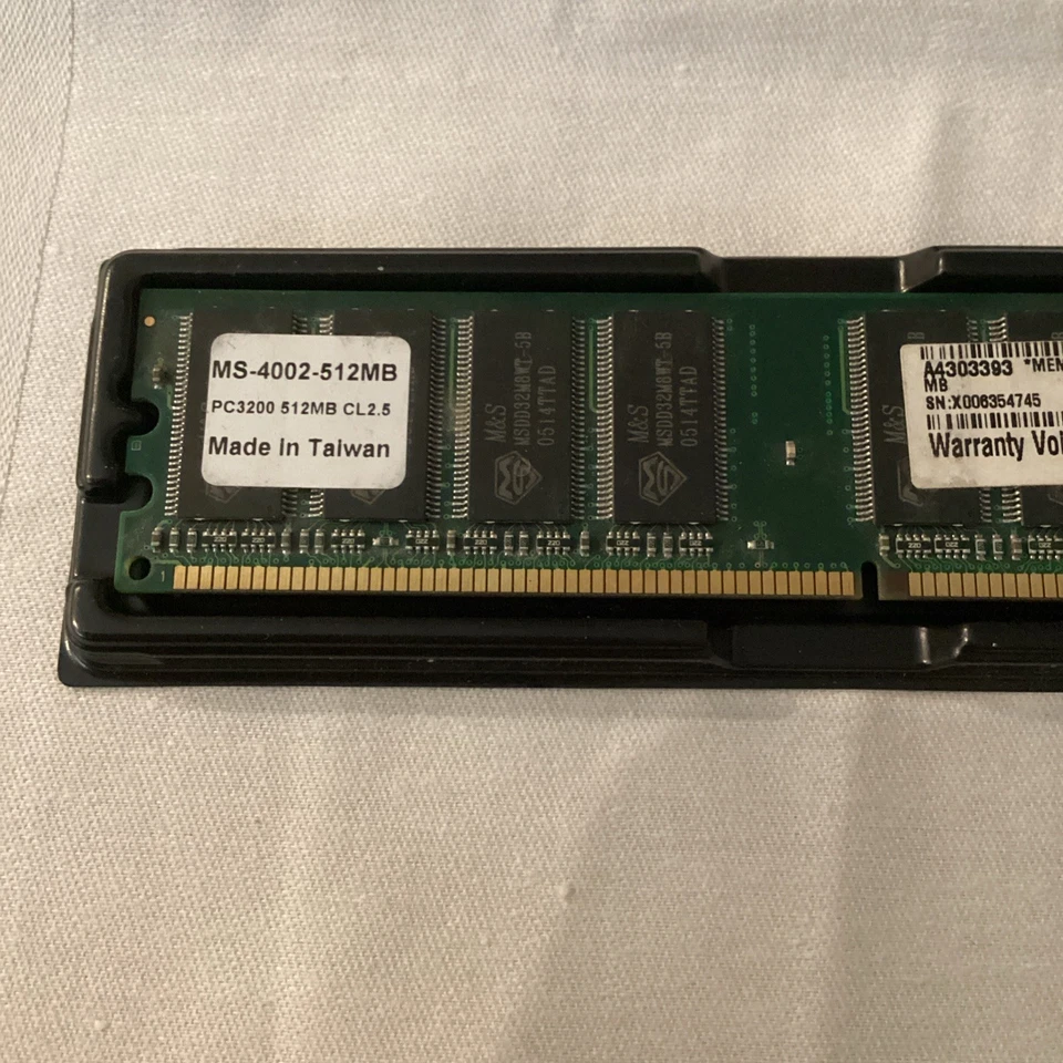 Buffalo MS-4002-512MB PC3200 512MB CL2.5 Memory Module - Image 2 of 4