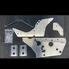 Jay Favel SkiDoo Rev Nun & Full Length Bulkhead Brace Kit 7 Pieces SS Hardware