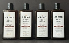 4x Cremo Body Wash Bourbon & Oak – Bold & Refined Scent – New FRESH!!
