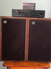 Cerwin Vega Speakers + Rotel RX850 Receive– Powerful Stereo System w/ Bluetooth 
