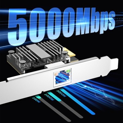 5G Pcie To RJ45 Networking Adapter RTL8126B Chip Gigabit Ethernet Controller
