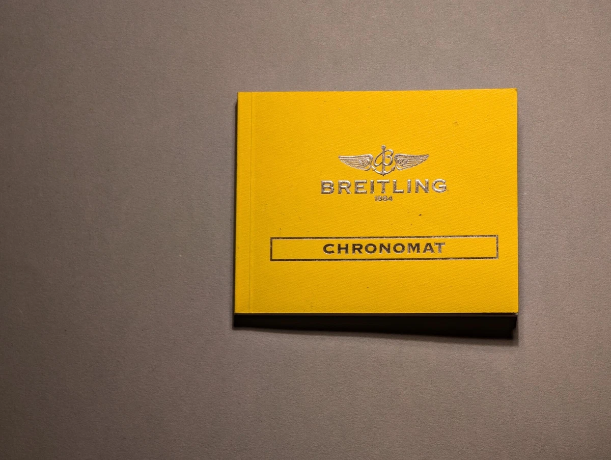 Manual de instrucciones Breitling Chronomat Evolution A13356