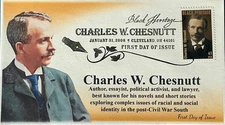 BDAOCITW KSC Cachets 4222 Charles W. Chesnutt Black Heritage 