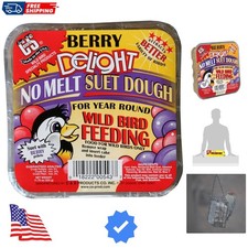 Berry Delight No Melt Suet Dough 11.75 Ounces, 12 Pack