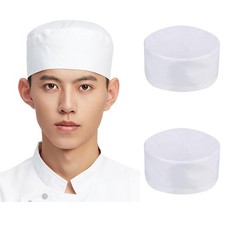 Hyzrz 2 Pcs Unisex Vent Chef Hats Adjustable Kitchen Cooking Caps with Breath...