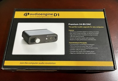 Audioengine D1 24-Bit Desktop Headphone Amplifier & DAC