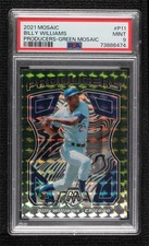 2021 Panini Mosaic Producers Green Prizm Billy Williams #P11 PSA 9 MINT HOF e0v
