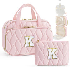 Personalized Birthday Gifts for Women Teen Girls - Hanging Toiletry Bag Makeup B
