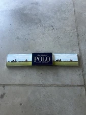 Rare Vintage Polo Ralph Lauren Store Display Sign 7” x 40 Pony Jockey Adjustable