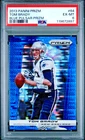 2013 Panini Prizm 64 Tom Brady Blue Pulsar Prizm PSA 6 New England Patriots