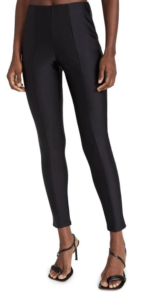 Good American The High Shine Boss Pant Black High Rise Leggings