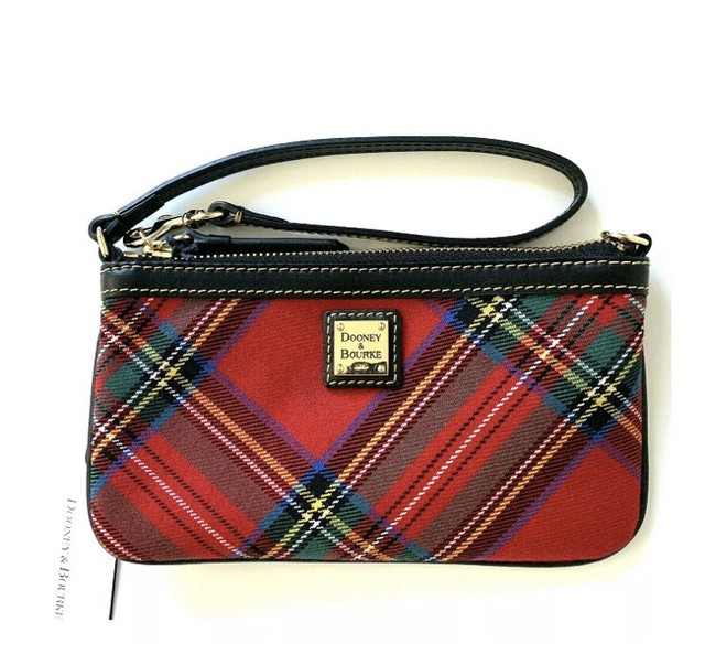 Dooney Bourke Florentine Large Slim Wristlet In Red L vrogue.co